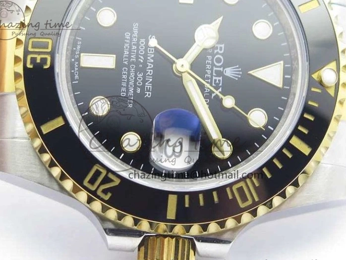 YG 116613LN Noob On Submariner SS Black V5 A2836 Bracelet Dial Edition 1:1 Best 0403